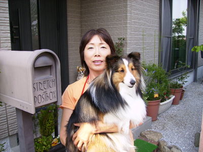 川口さんと愛犬キャンディー
