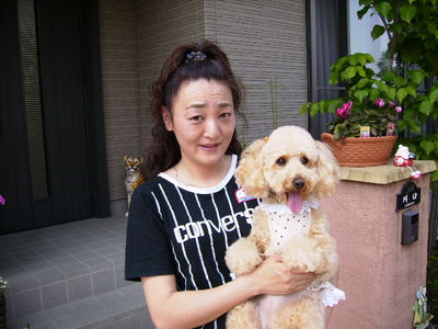箱守さんと愛犬のん