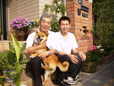 村上さんと愛犬小次郎