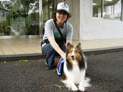 三浦さんと愛犬ウェンディー