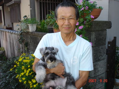 高野さんと愛犬ナナ
