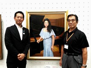篠田先生と記念撮影