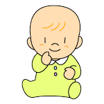 赤ちゃんのイラスト