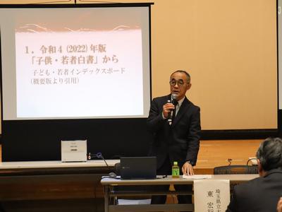 埼玉県立大学保健医療福祉学部教授 東宏行氏による基調講演