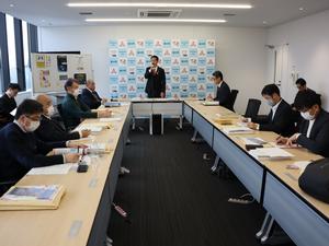 記者会見