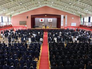 入学式会場全体の様子