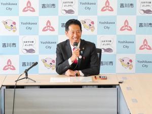 笑顔の市長