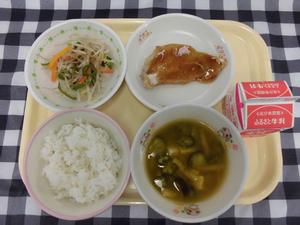 8月30日小学校の献立