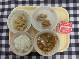 9月4日小学校の献立
