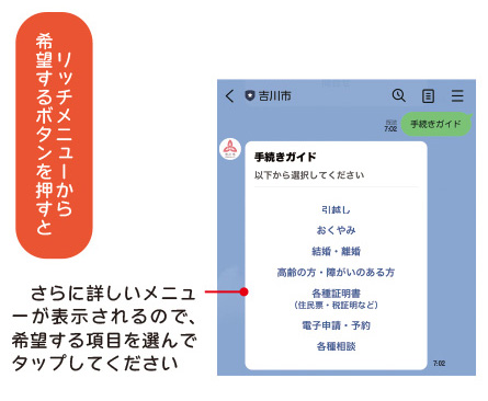 リッチメニュー