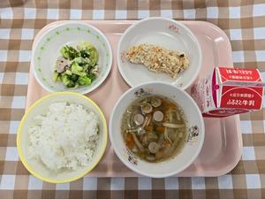 10月24日中学校の献立
