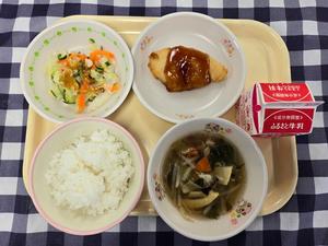 10月8日小学校の献立