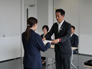 辞令交付式