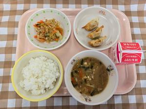 12月13日中学校の献立