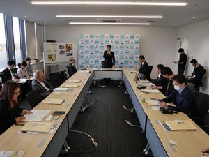 定例記者会見