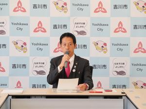 定例記者会見