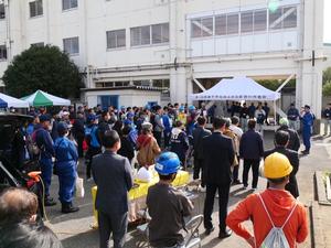 減災プロジェクト屋外の様子