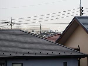 市長室から遠くに見える栄小学校
