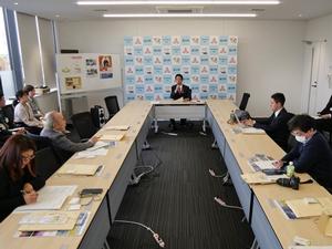 記者会見会場全体の様子