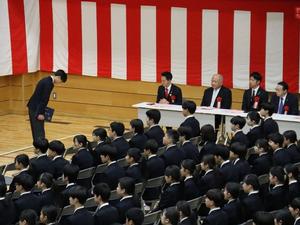 卒業証書授与の様子