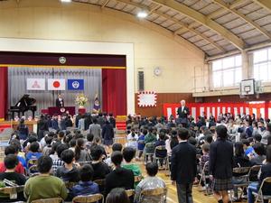卒業生入場の様子