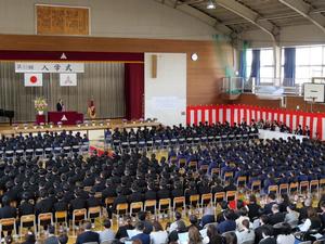入学式会場全体の様子