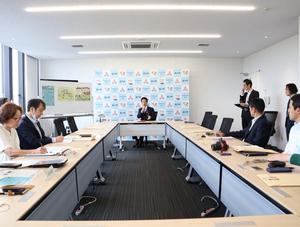 記者会見会場全体の様子