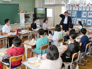 校長先生が登場したときの様子