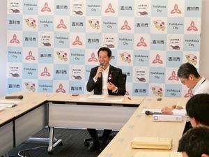 市長定例記者会見