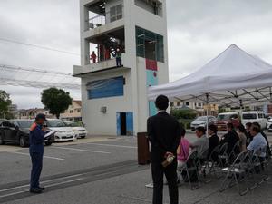 訓練展示の様子