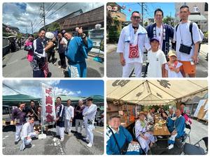 お祭りで出会った方々と市長との写真集