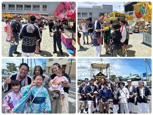 お祭りで出会った方々と市長との写真集