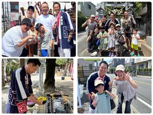 お祭りで出会った方々と市長との写真集