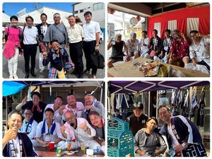 お祭りで出会った方々と市長との写真集
