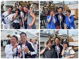 お祭りで出会った方々と市長との写真集