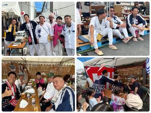 お祭りで出会った方々と市長との写真集