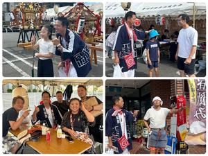 お祭りで出会った方々と市長との写真集