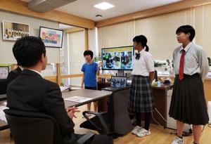 過日のみどりの学園の視察風景