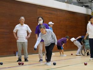 ボッチャ大会の様子