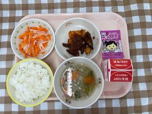 10月10日中学校の献立