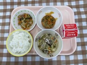 10月20日中学校の献立