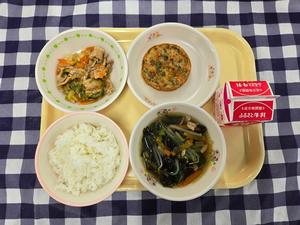 10月22日小学校の献立