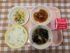 10月22日中学校の献立