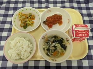 10月28日小学校の献立