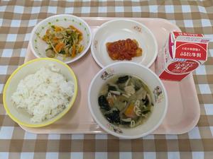 10月28日中学校の献立