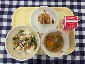 10月29日小学校の献立