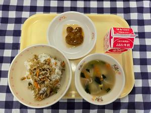 10月6日小学校の献立