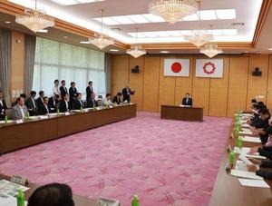 要望活動会場の様子