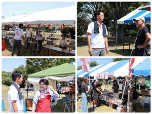 自治会の皆さんと話をする市長