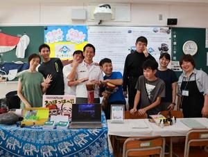 NPO法人あおいはるさんのブースの様子